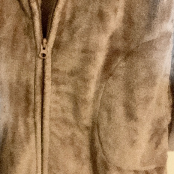 New Women’s Koolaburra by UGG Jacket Full Zip Sherpa Lined Long Length Tan XS - Picture 4 of 9